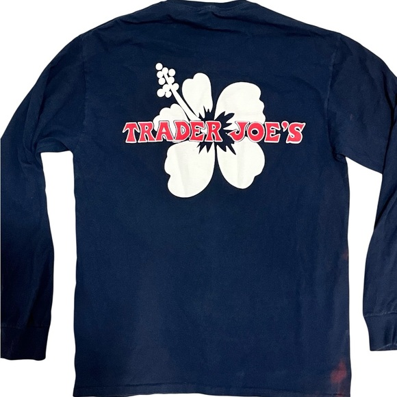 Trader Joe'S Tops - Trader Joe’s Navy Long-Sleeve Crewneck T-Shirt Like New